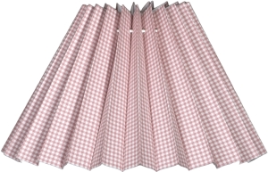 Faltschirm Vichykaro rosa E27
